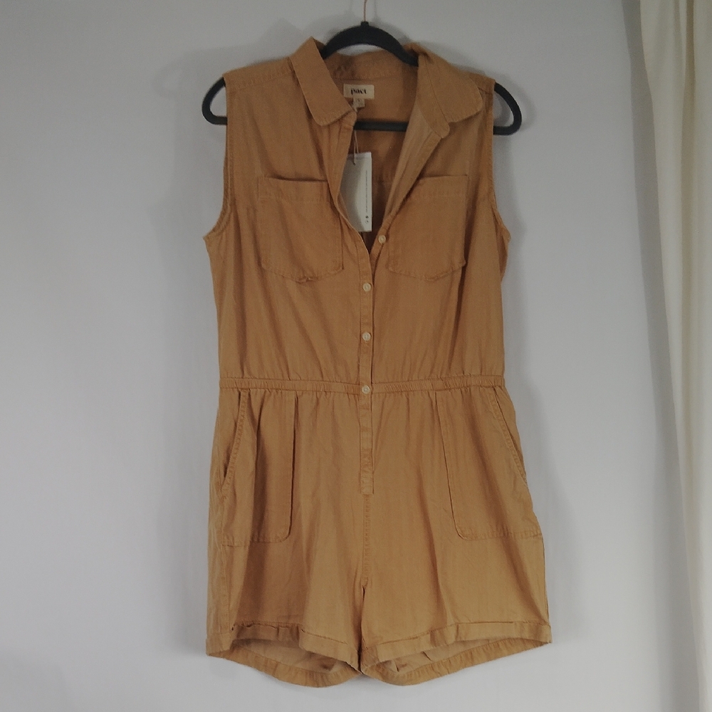 Pact Organic Cotton Sleeveless Romper
